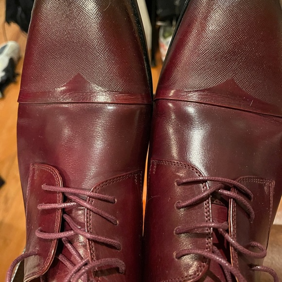 Used but worn 1 time in excellent condition Steven Land dress shoes sz 11 main image 7